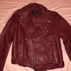 Love Tree Leather Moto jacket